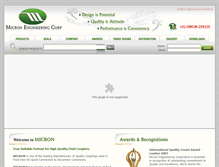 Tablet Screenshot of micronengg.com